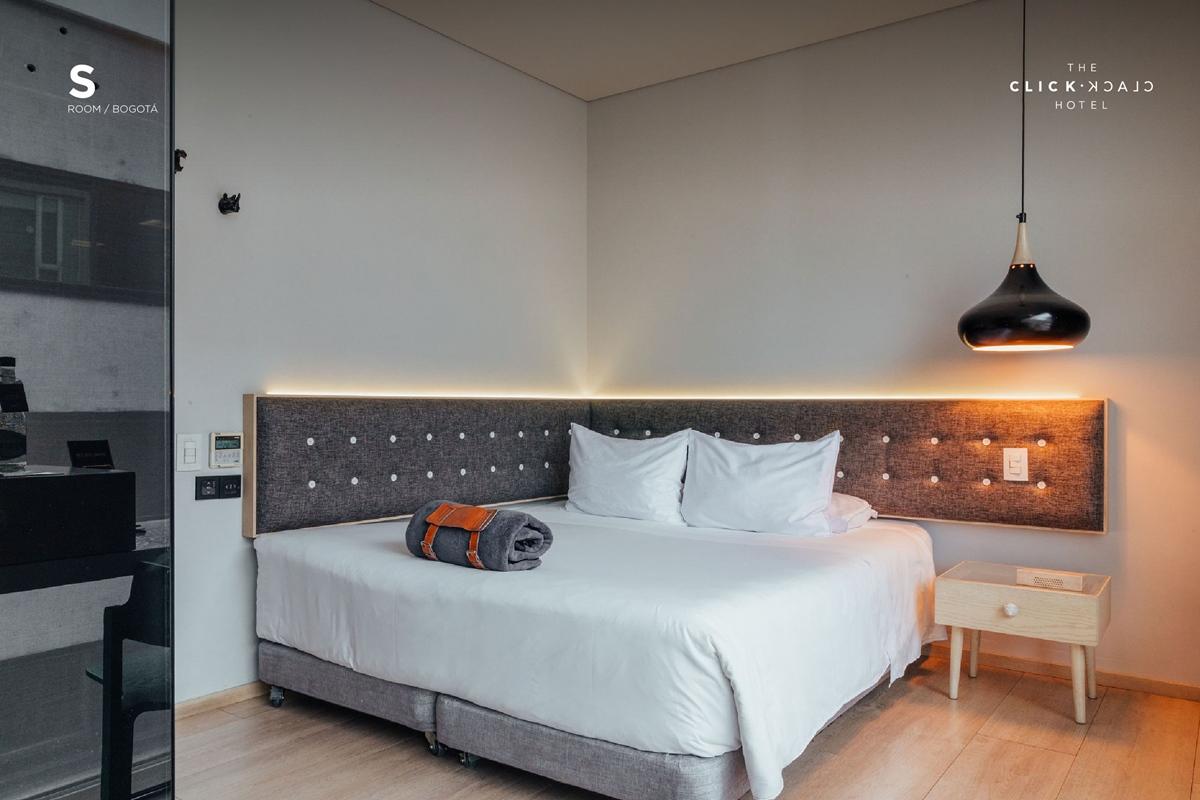 The Click Clack Hotel Bogotá Exterior foto A room at the hotel
